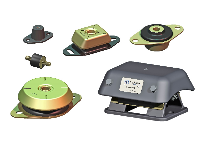 Vibration dampers Antivibration & Shock control VCE techniek